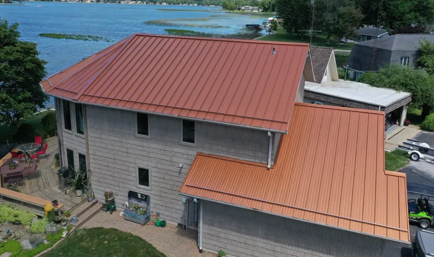 Commercial roof inspection documented in Sweetser